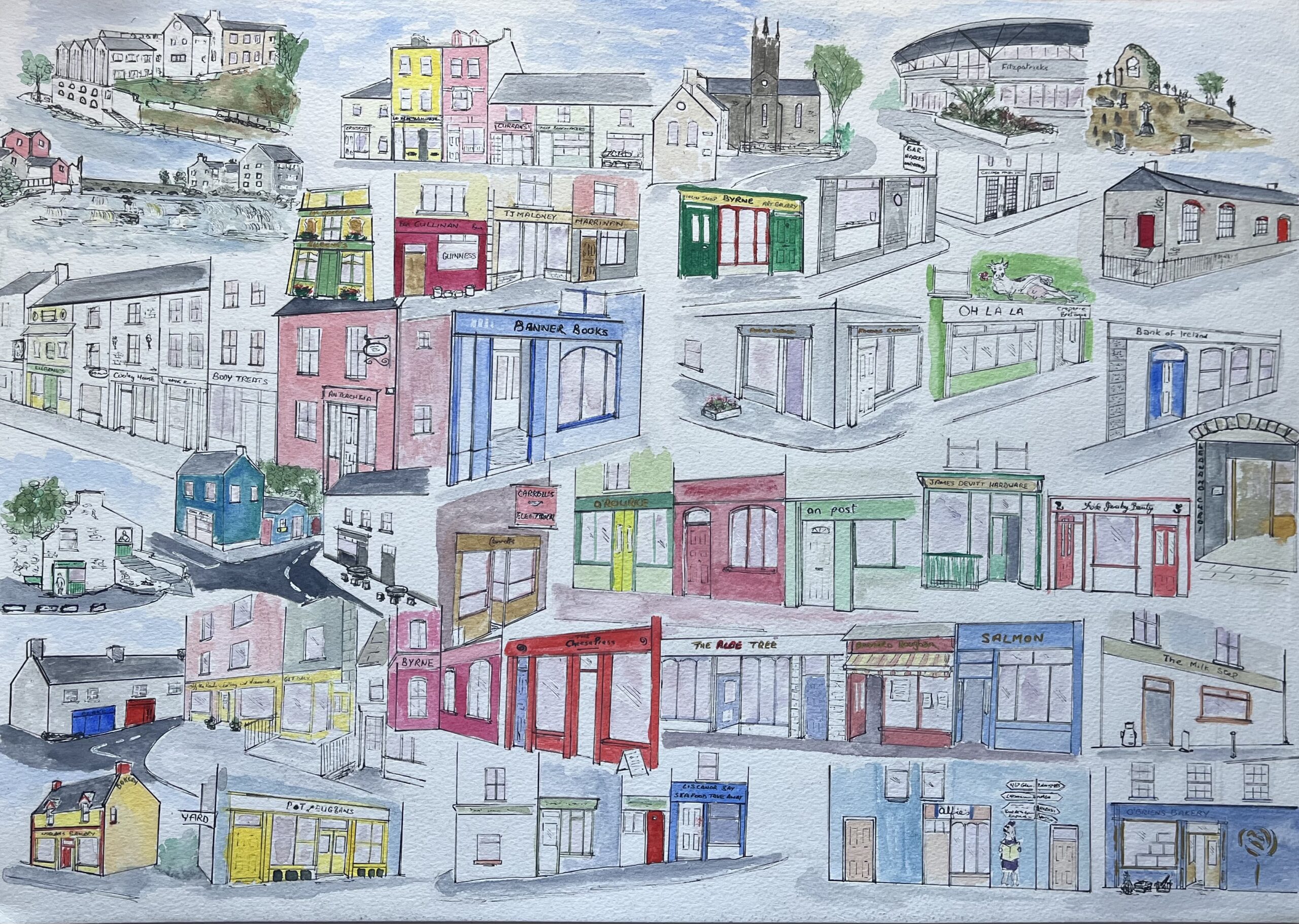 Ennistymon: Falls and Facades